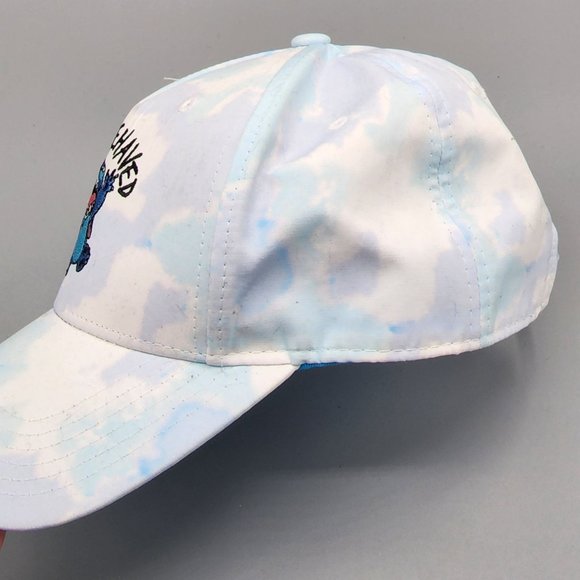 Disney Stitch Mis-behaved embroidered tie dyed baseball hat with adjustable band - Picture 9 of 12